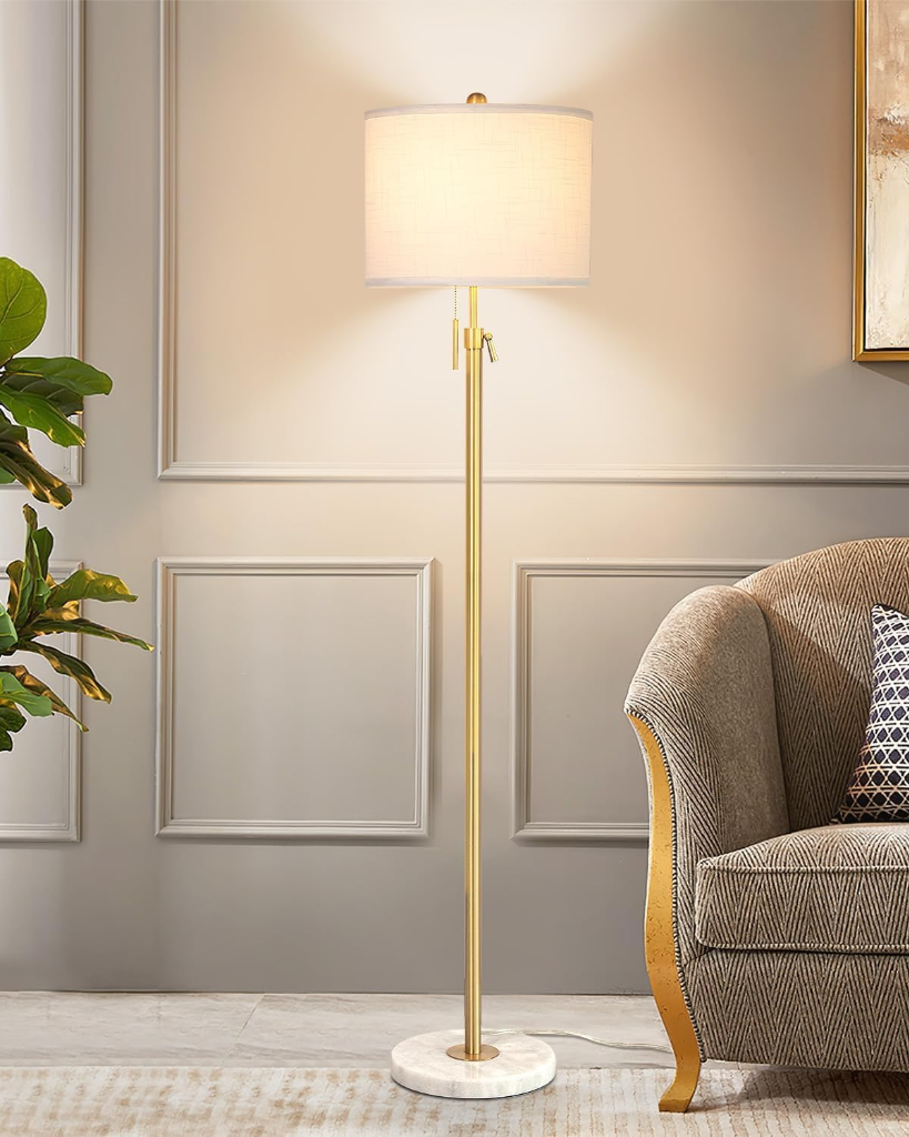 Gold Floor Lamp